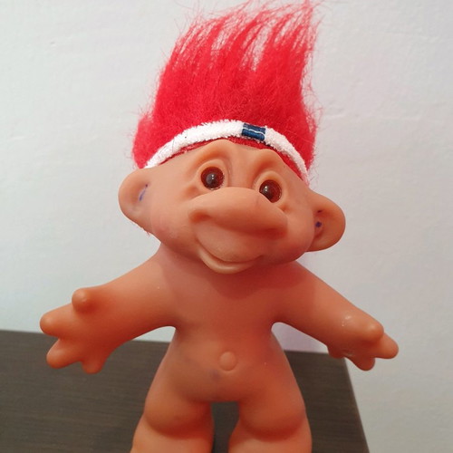 Efxoulis figure used, vintage, troll 12cm