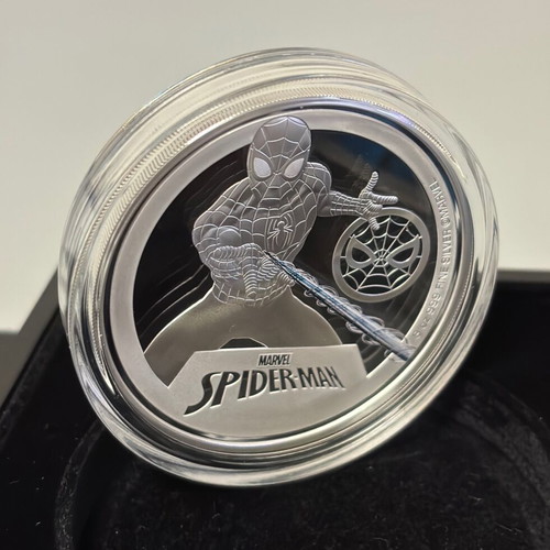 Spiderman Marvel Classic Superheroes 3 Oz Silver .999 Coin New