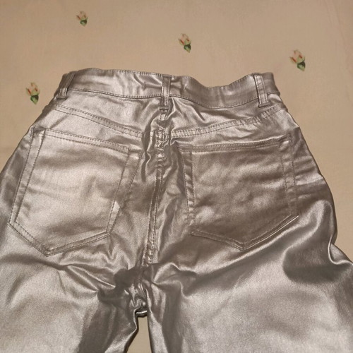 Silver Pull & Bear pants like new, five-pocket, skinny fit