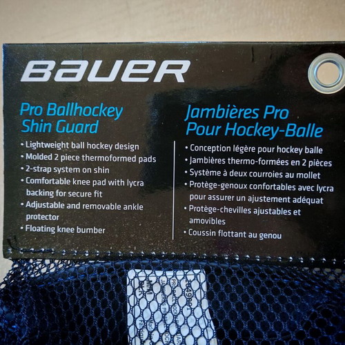 Bauer protective gear for knees and shins like new, Medium 28-30cm