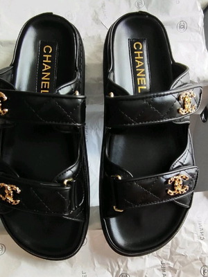 Leather sandals new, size 38, black