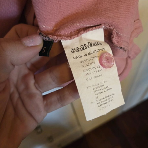 Napapijri sleeveless polo pink used, small