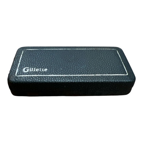 Vintage Gillette shaving set with box used