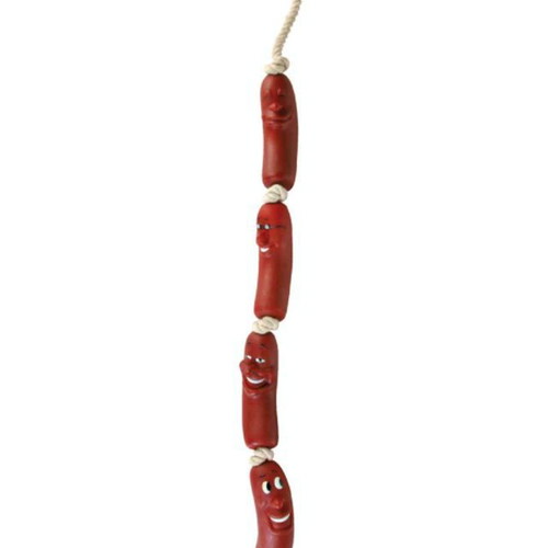 Trixie dog toy sausages 75 cm vinyl without sound new