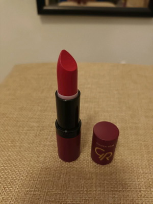 Κραγιόν Golden Rose σειρά Velvet Matte, αχρησιμοποίητο, φλογερό κόκκινο