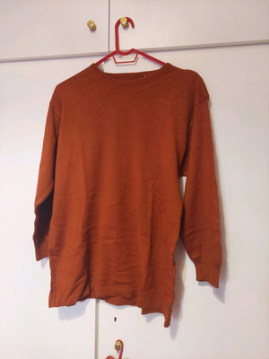 Blouse used rust color, size L
