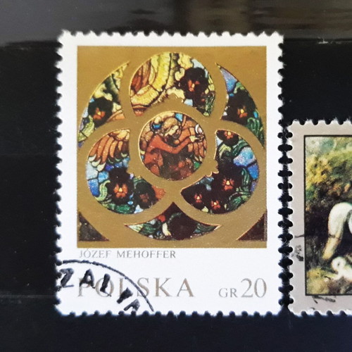 Poland 1968 & 1971 stamps with paintings, like new, set of 2