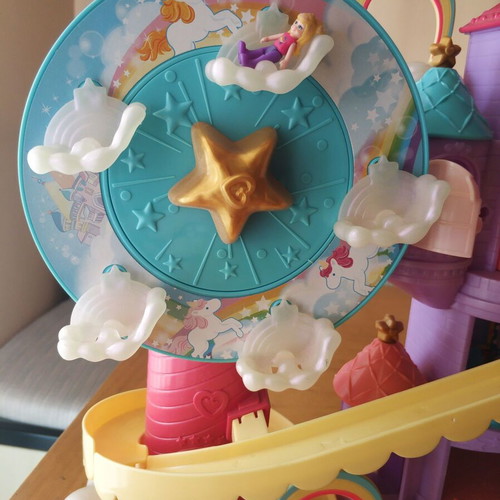 Mattel Polly Pocket Rainbow Amusement Park playset