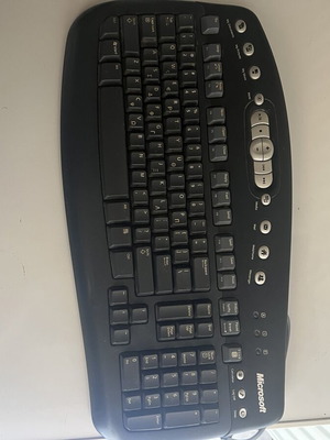 Microsoft vintage keyboards MultiMedia 1.0A and Basic 1.0A used, set of 2