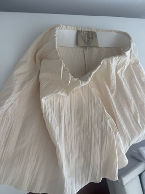 Cori high-waisted shorts like new, beige, airy viscose