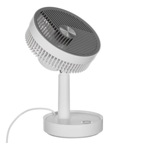 White and gray USB desk fan 4 W Ø13 cm