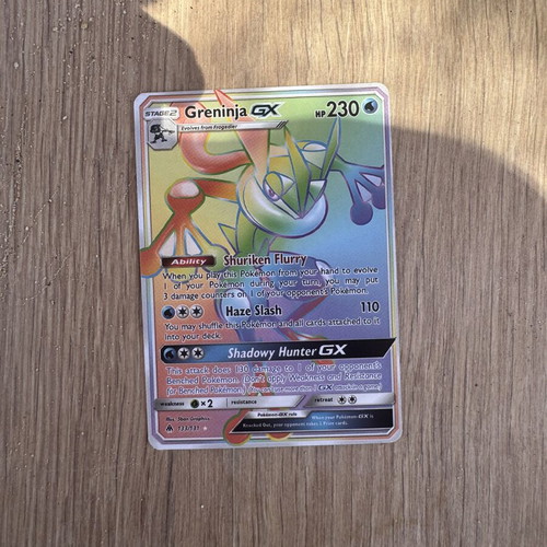 Greninja GX Pokemon card