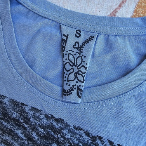 Women's mako T-shirt used, size S, blue