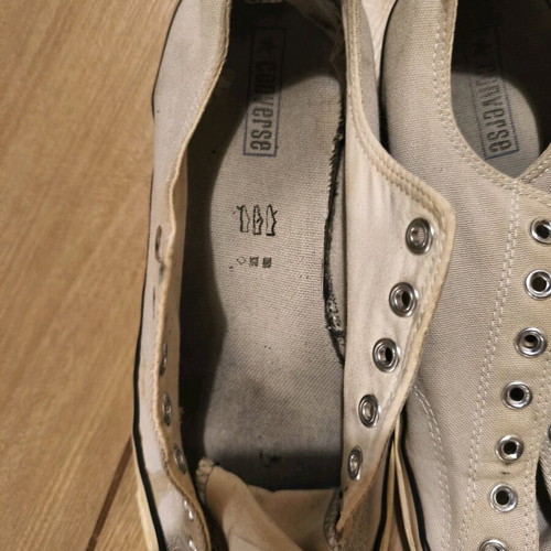 Converse All Star men's sneakers used, gray, size 46 without laces