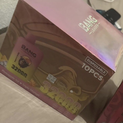 Bang Leader disposable vape 32k puffs, triple mango and pineapple ice