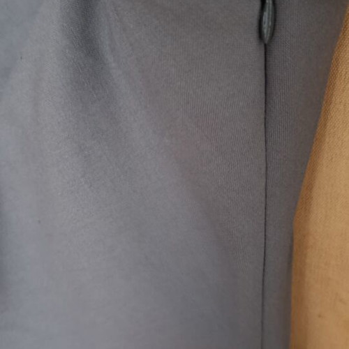 Zara ZW Collection Limited Edition Wool Blend Maxi Dress, Small, Slate Grey