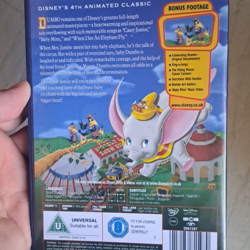 Walt Disney's Dumbo DVD, κινούμενο κλασικό