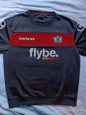 Exeter City αυθεντικό συλλεκτικό προπονητικό φούτερ σαν καινούργιο, μέγεθος L