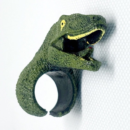 Dino ring figures like new, finger puppet dinosaurs
