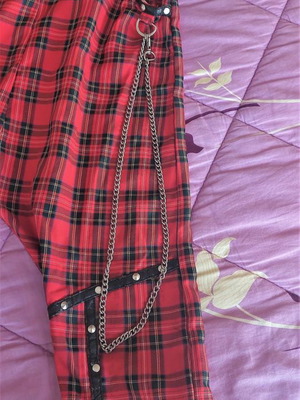 Living Dead Souls women's pants size M, punk rock gothic metal