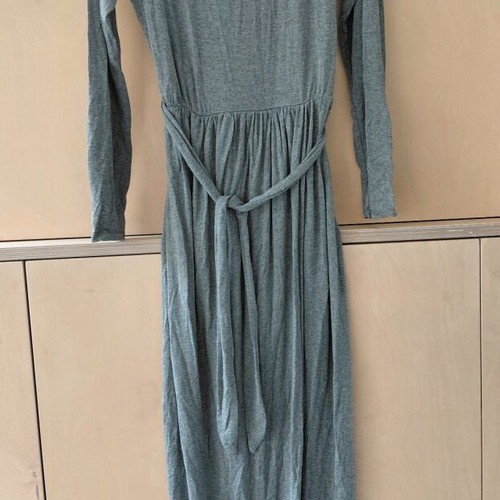 Maxi cotton dress like new, one size, gray
