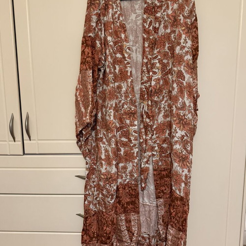 Kimono with belt Vassia Kostara like new, orange, size S