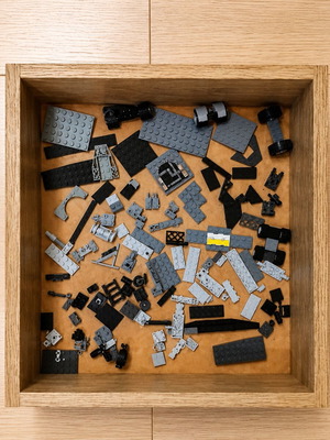 Lego parts like new, dark colors