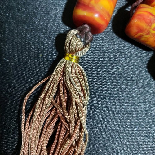 Large decorative worry beads new, plastic resin