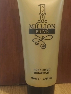 Million Prive Shower Gel for Men 100ml new