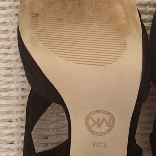 Michael Kors leather sandals like new, size 38, black