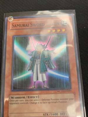 Samurai Sword Baron WC10 like new, Yugioh promo collection