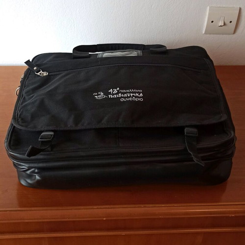 Briefcase bag new, 43rd Panhellenic Pediatric Conference, black