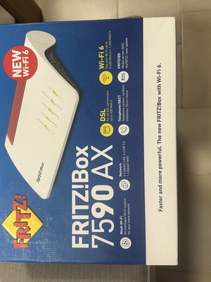 Fritz!Box 7590 AX Wi-Fi 6 modem router like new