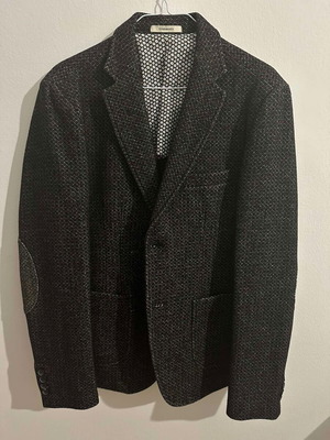 Blazer Giakarelli like new, Italian fabric, size M, black-gray