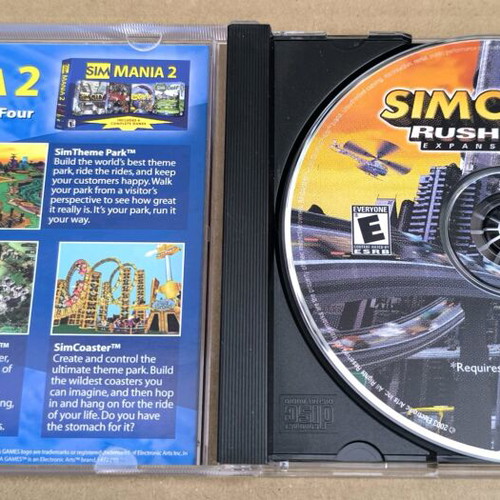 SimCity 4 Rush Hour Expansion Pack PC like new