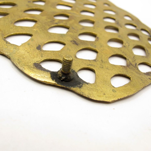 Vintage brass pineapple trivet 1970s 20.3 cm