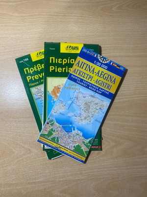 Various maps used, in good condition