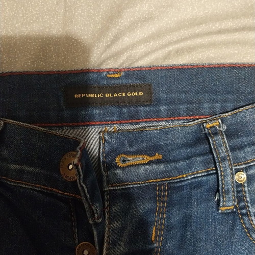 Acerbis denim bermuda shorts like new, size 34, blue