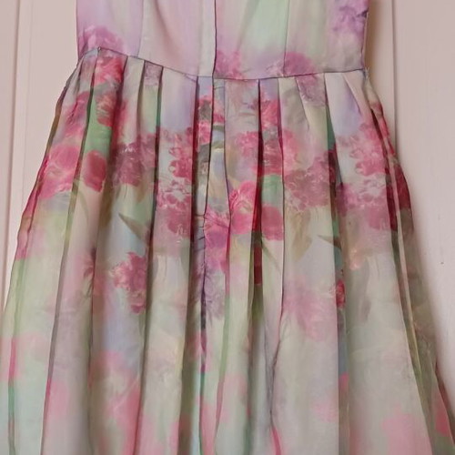 Asos summer dress like new, floral, white and multicolor, size XL