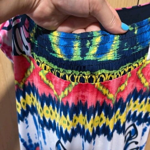 Garantie summer dress multicolored, like new, size medium
