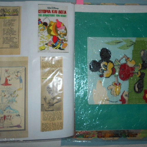 Mickey Disney archive used with over 90 clippings and cards