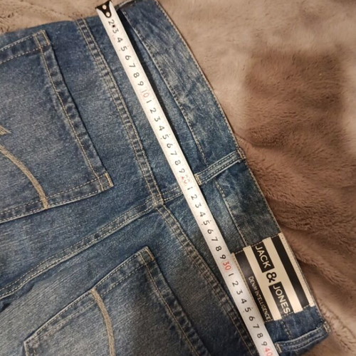 Jack & Jones men's blue jeans like new, low waist, classic fit
