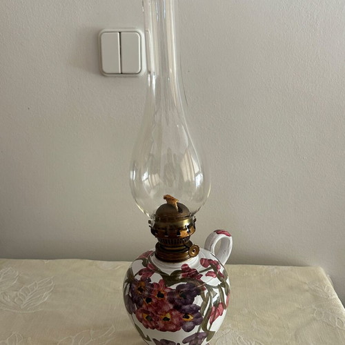 Vintage ceramic oil lamp like new