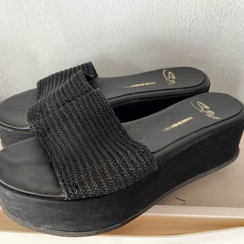Women’s sandals S.Piero black like new, size 37