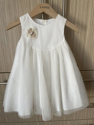 Set of 2 dresses for 18-month girl like new (Lapin House, Delfino)