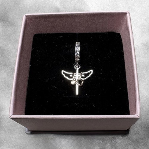Guardian Angel Charm silver, like new