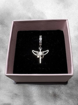 Guardian Angel Charm silver, like new