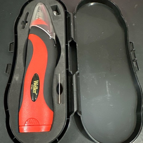 Weller battery soldering iron like new with 4 AA batteries and hi-low function
