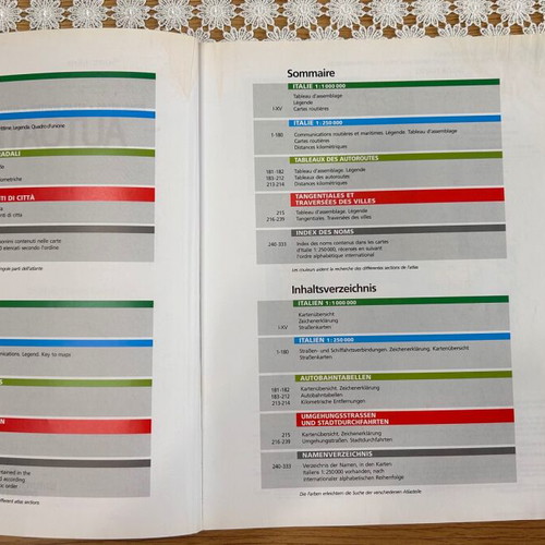 AA Road Atlas Italy 2006 like new, Italy road map