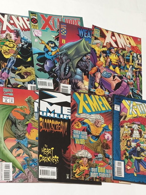 X-Men Marvel Comics special edition issues set